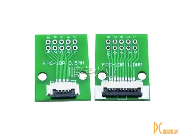 FFC/FPC-12P-0.5/1.0 Макетная плата переходник FFC 12pin шаг 0.5мм / 1.0мм на DIP 2.54